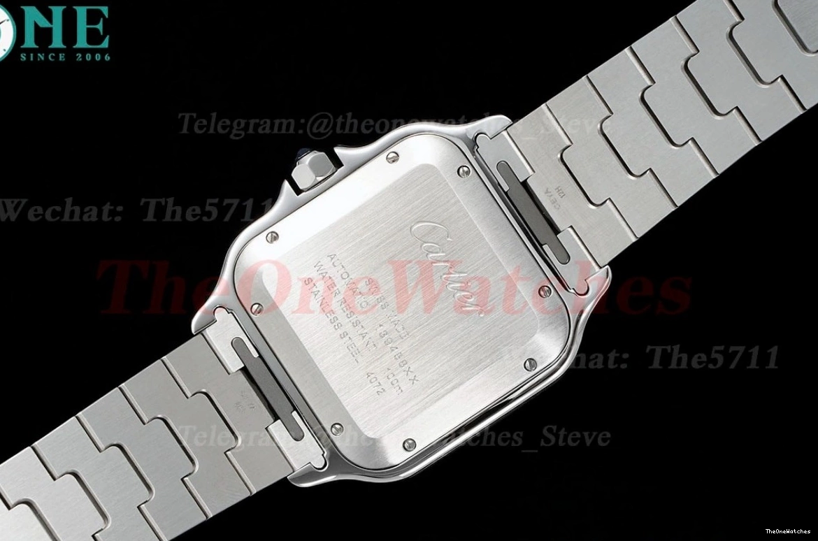 SS SS Santos Cartier XL 40mm MY9015 AF Green De Dial 0522